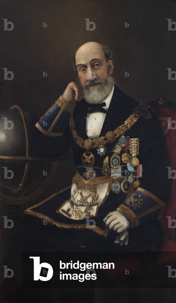 John Morant Hervey, Grand Secretary, 1875 (oil on canvas)
