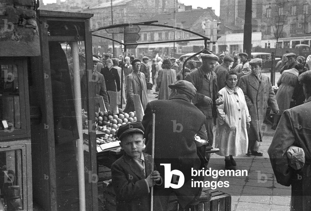 Warsaw - Praga, 1958. Targowa street. 