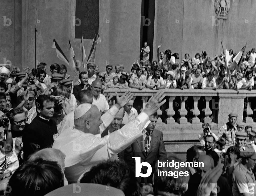 Gniezno 03.06.1979. Pope John Paul II's first Pilgrimage to Poland. 