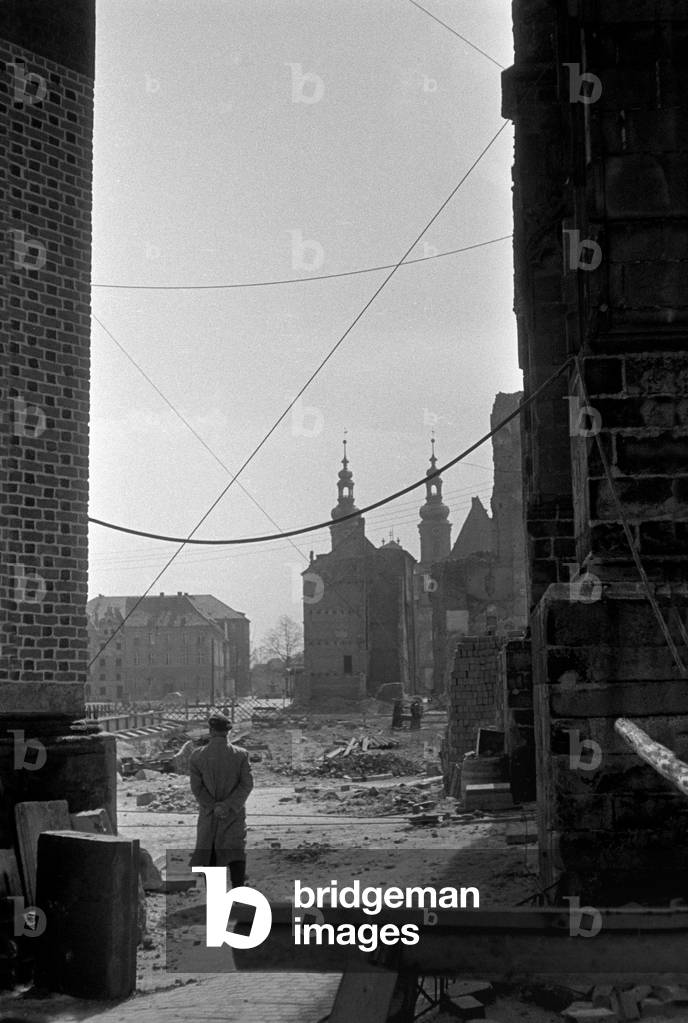 Nysa, 05.1957. General view. 