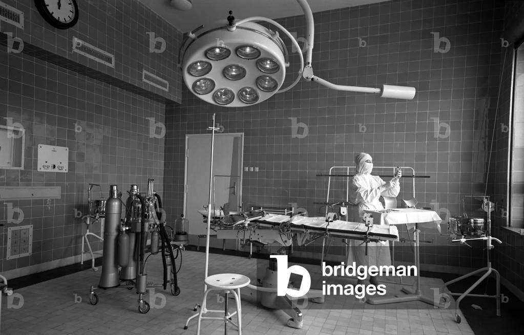 Lublin, Poland, 1970s. Laboratory at the Maria Curie-Sklodowska University. 