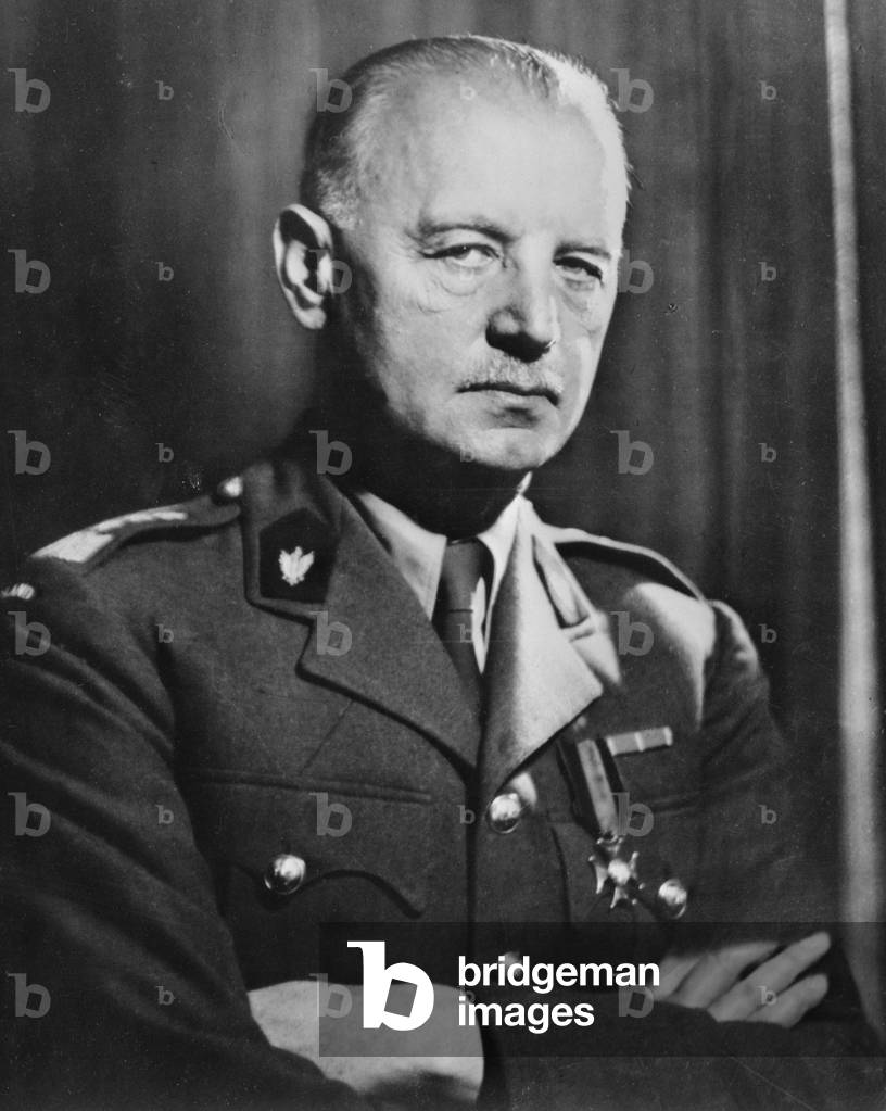 General Wladyslaw Eugeniusz Sikorski, Polish commander of the PolishArmy, politician. During 1939-1943 Prime Minister of Poland in exile. Organiser of Union of Armed Struggle in Lwow, in 1921-1922 Chief of staff of Polish Army. 