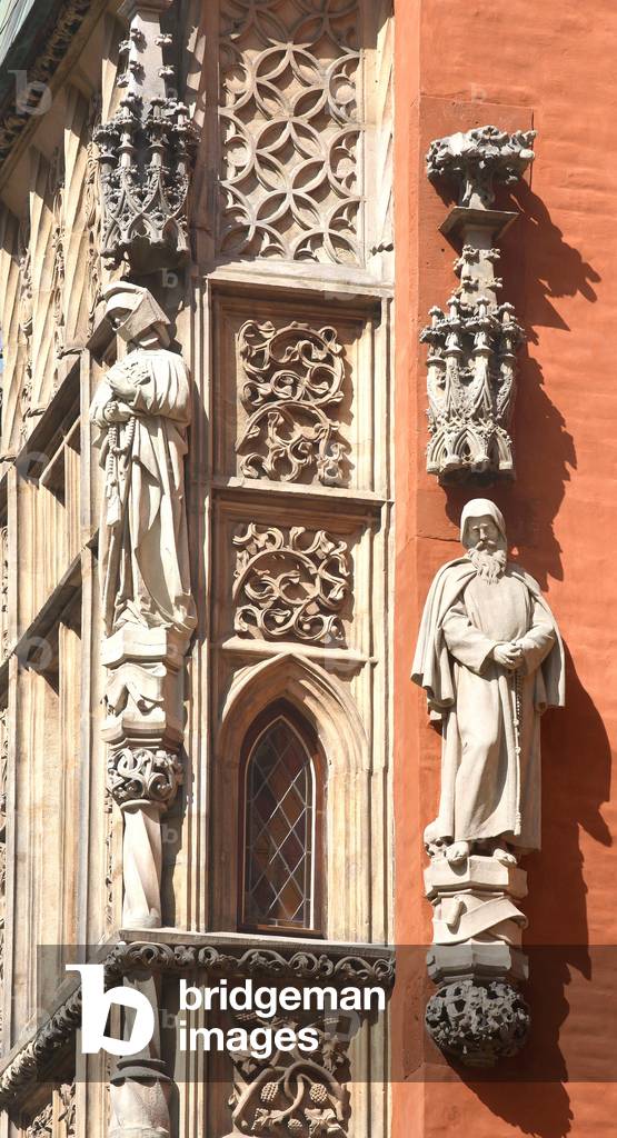 Wroclaw, Poland. Gothic town hall, 14th-15th century. 