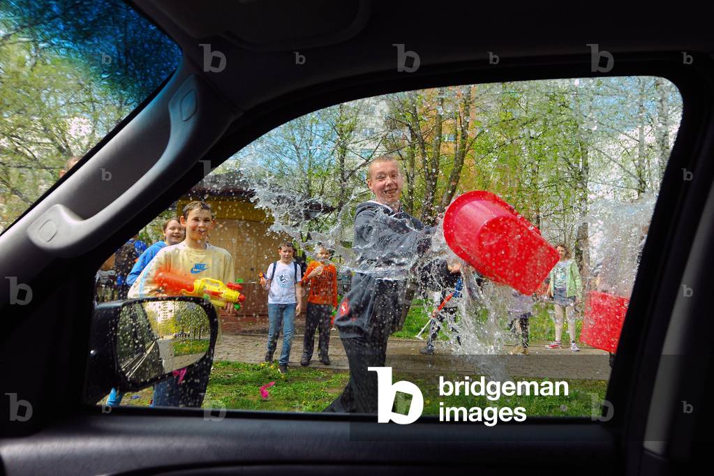 Wet Monday, Warsaw, 21st April 2014 (photo)