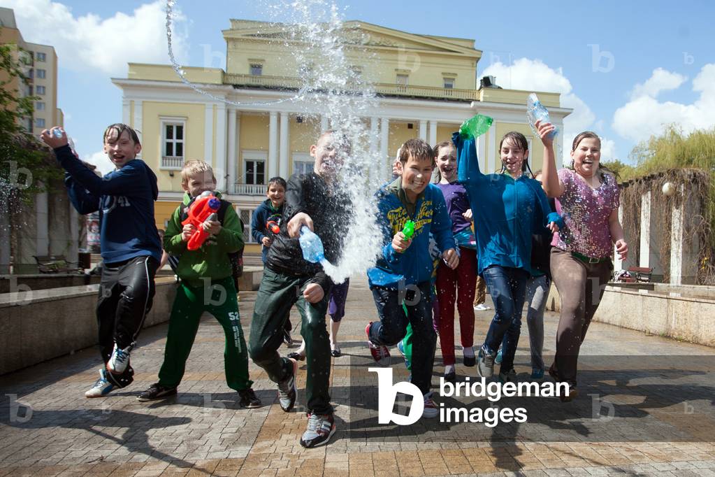 Wet Monday, Warsaw, 21st April 2015 (photo)