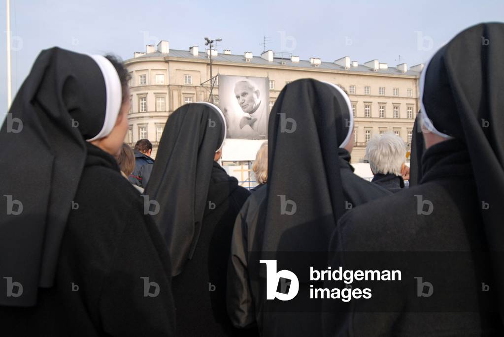 Warsaw, 02.04.07. Second anniversary of the death of Pope John Paul II. 