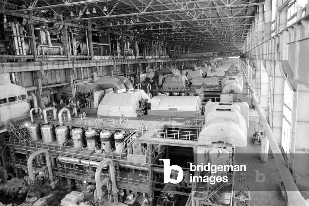 Turoszow, 02. 1983. Turow mining and power plant. 