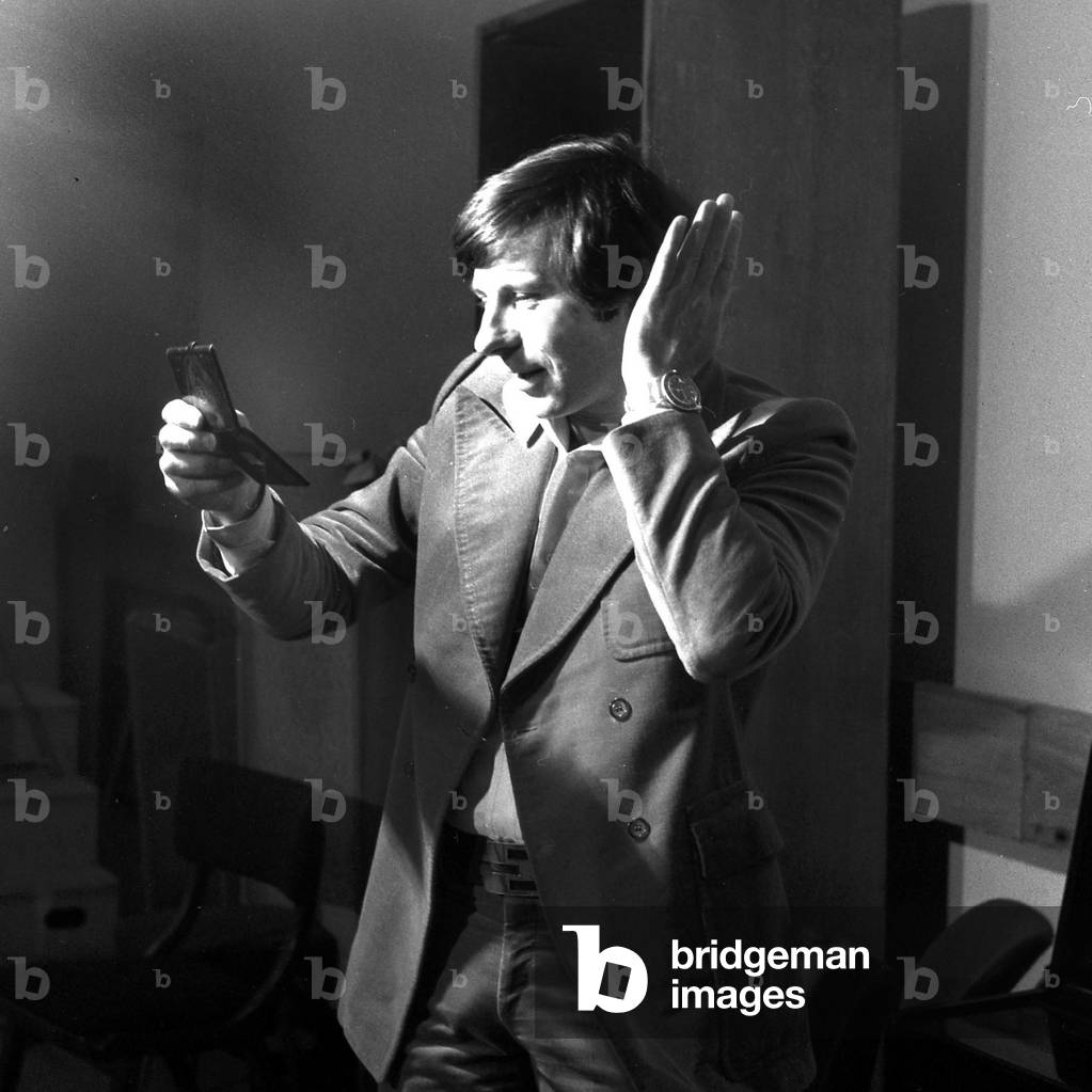 Warsaw 01.1977. Roman Polanski - television interview. 