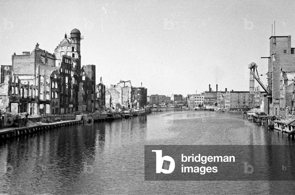 Gdansk, 1947. Destroyed city. 