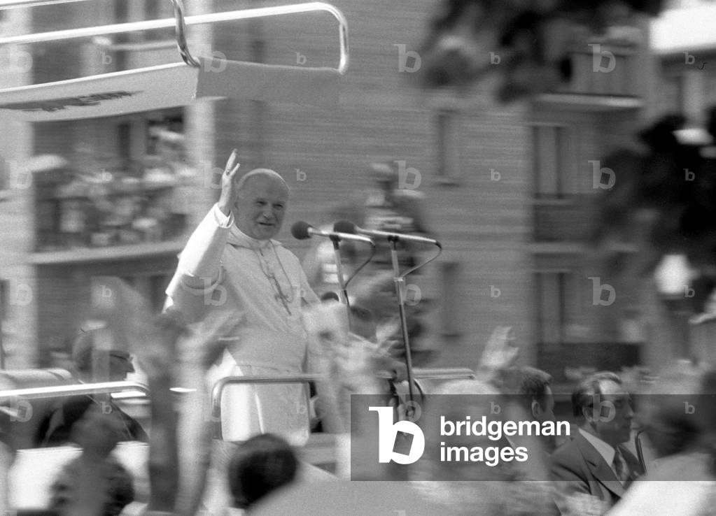 Piotrkow Trybunalski. Pope John Paul II's visit. 