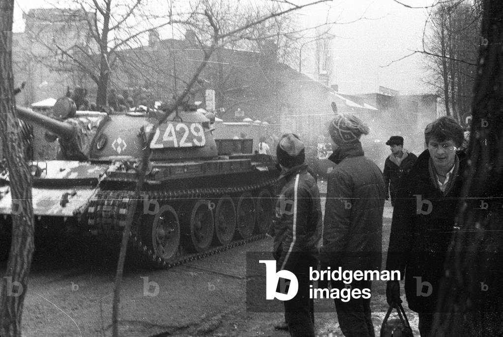 Katowice 16.12.1981. Martial Law in Poland, The pacification of 'Wujek' strike. 
