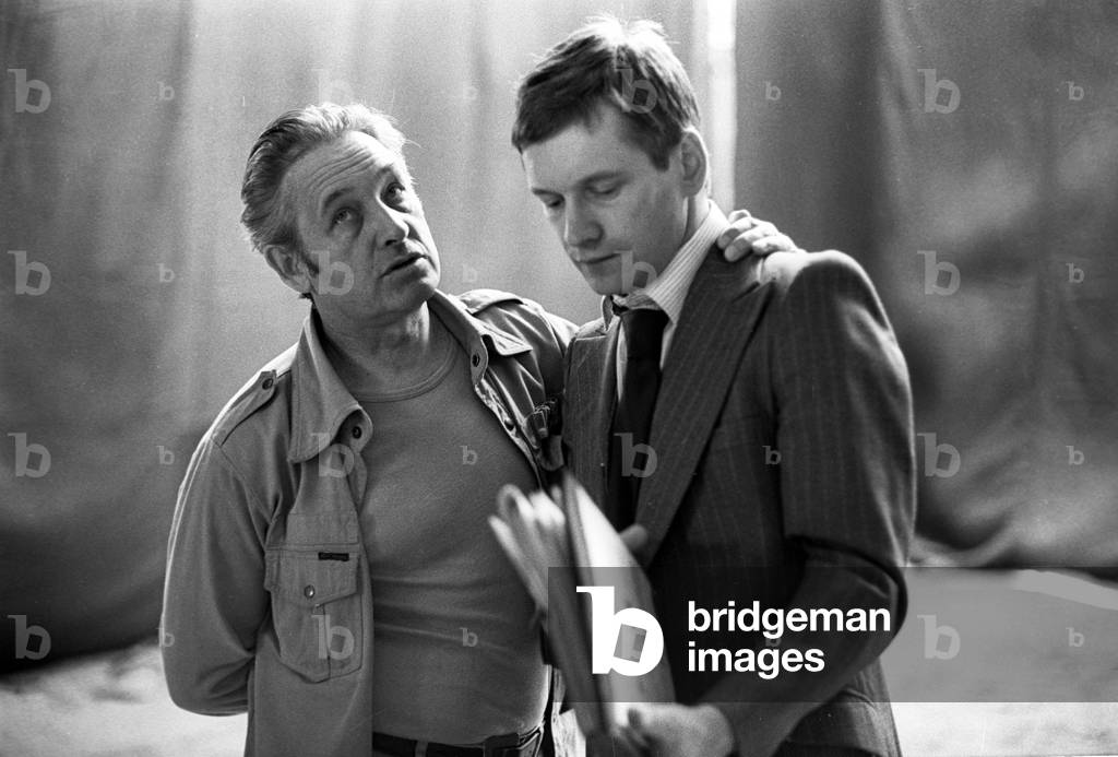 Warsaw, 1979. Andrzej Seweryn born 25 April 1946, is a Polish-French actor and film director. He has starred in over 50 movies, and is one of the three foreign actors in the world to be hired by Comedie-Francaise. 