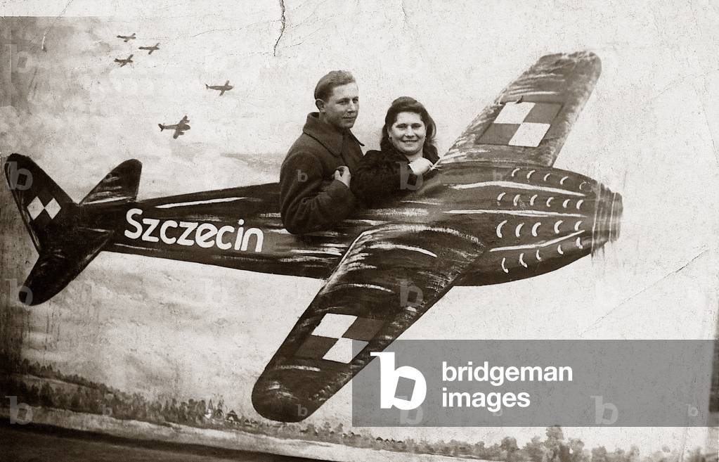 1949, Memorabilia photograph after land repossession. 