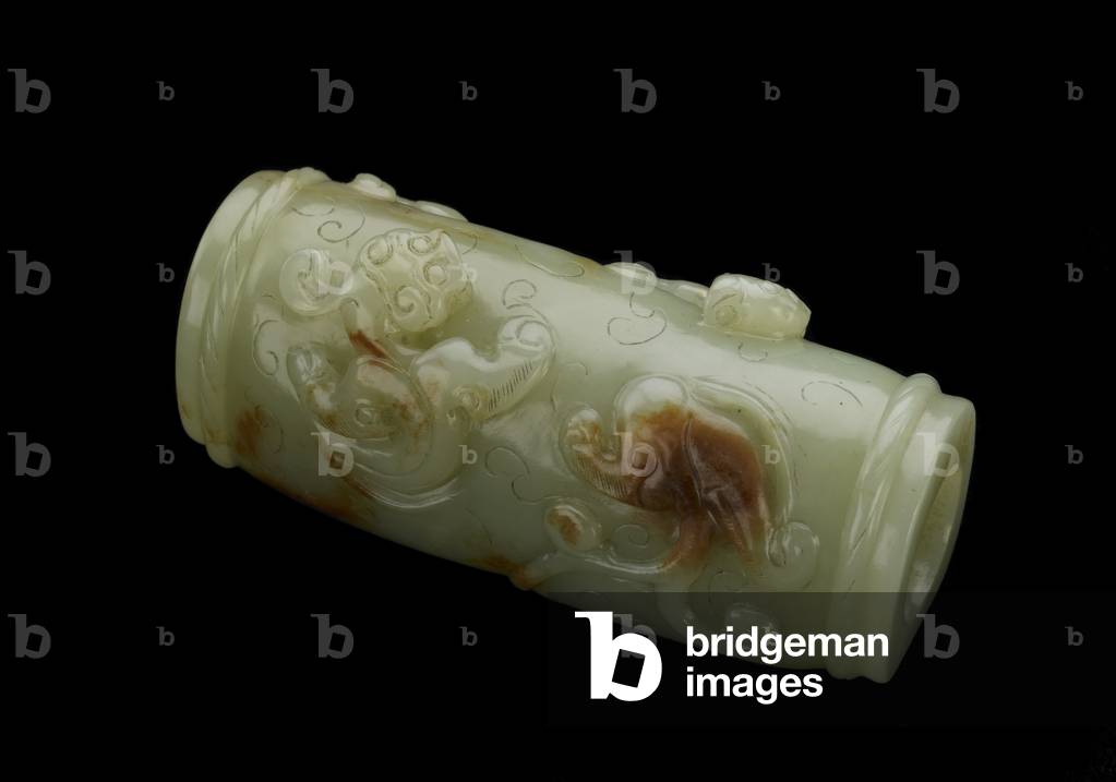 Ornament with dragons, 2nd century BC-2nd century CE (jade)