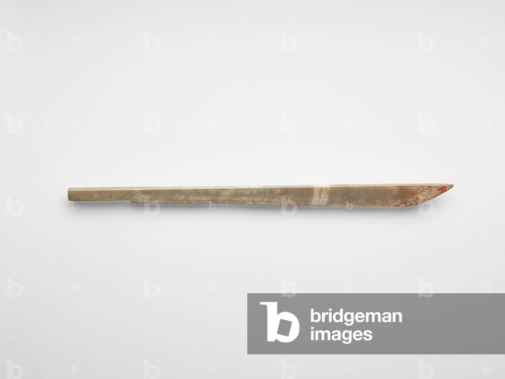 Knife (dao 刀), c.1300-c.1050 BC (jade, nephrite)