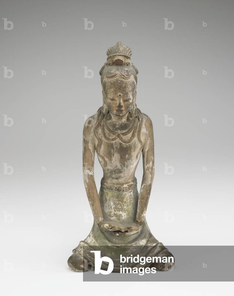 Figura di un Bodhisattva (ceramica)