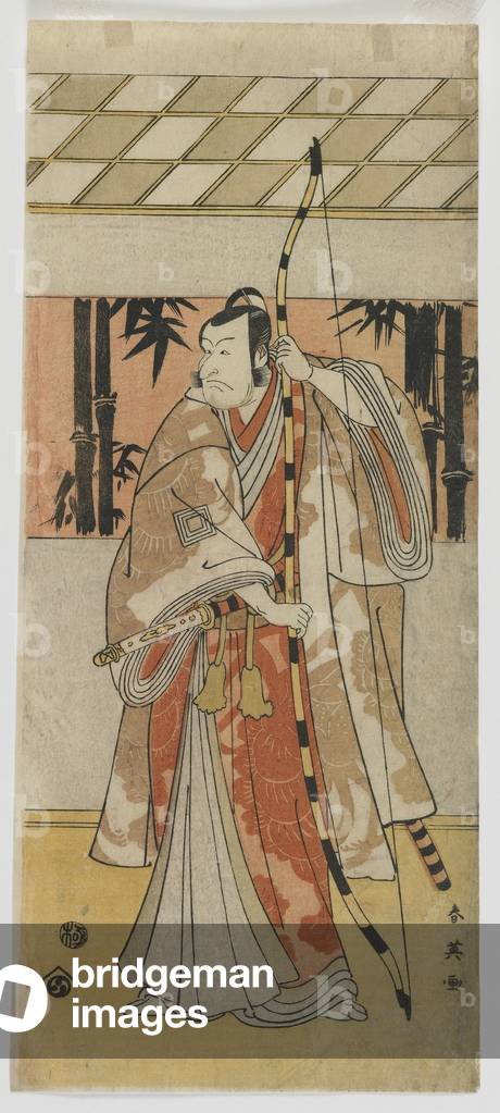 L'attore Ichikawa Ebizo come Kudo Suketsune, Edo periodo, c. 1793 (stampa a colori woodblock)