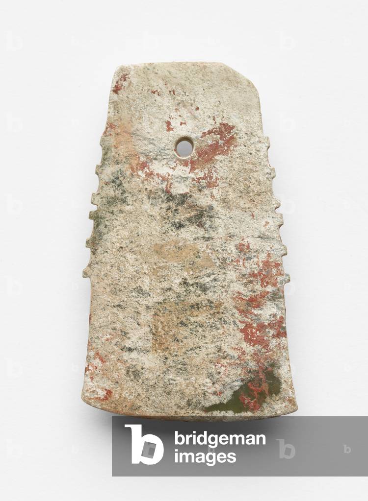 Axe (yue 鉞), c.1300-c.1050 BC (jade, nephrite)