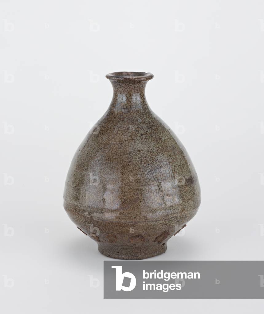 Bottle, second half of 16th century (stoneware with translucent glaze)