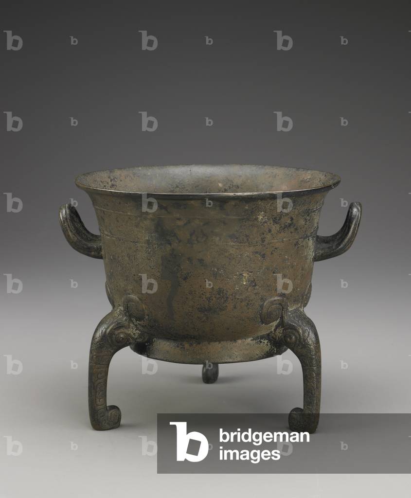 Ritual food vessel (Yu), c.1000-900 BC (bronze)