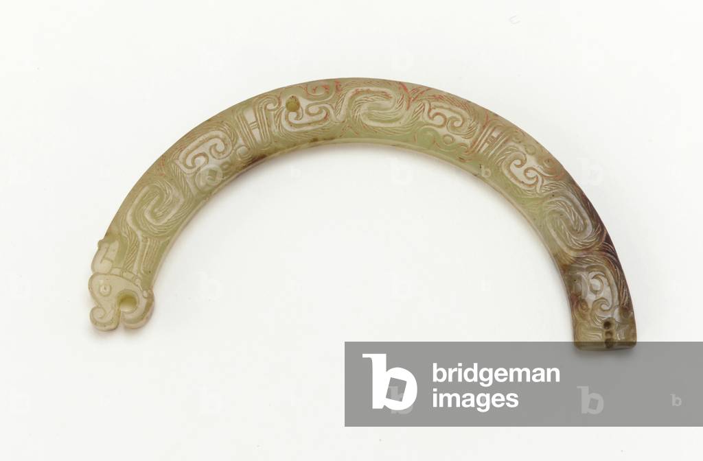 Dragon Pendant, 6th century BC (jade)