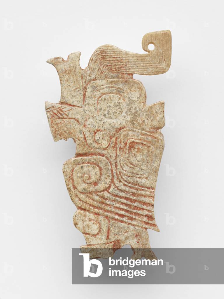 Pendant (pei) in the form of a bird, c.12th-11th century BC (jade, nephrite)