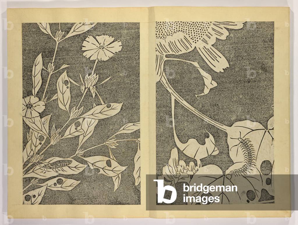 Jakuchū gajō, c.1910 (woodblock print)