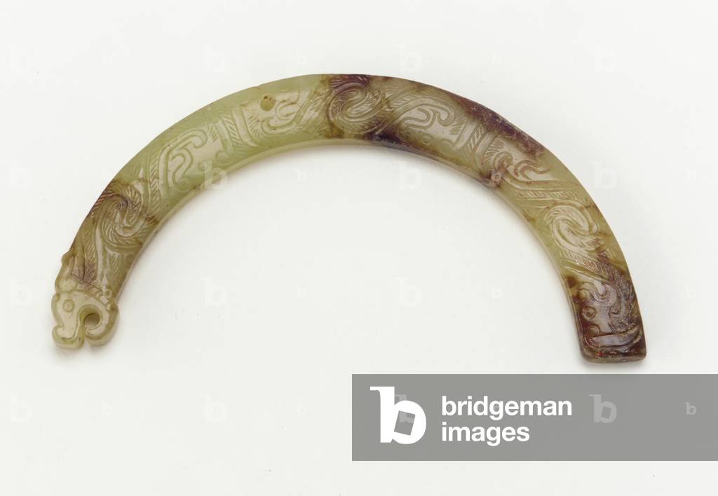 Dragon Pendant, 6th century BC (jade)