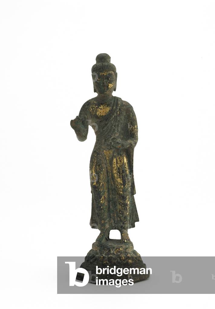 Statuette: Bhaisajyaguru (Yao shih fo) c.500 (bronze)