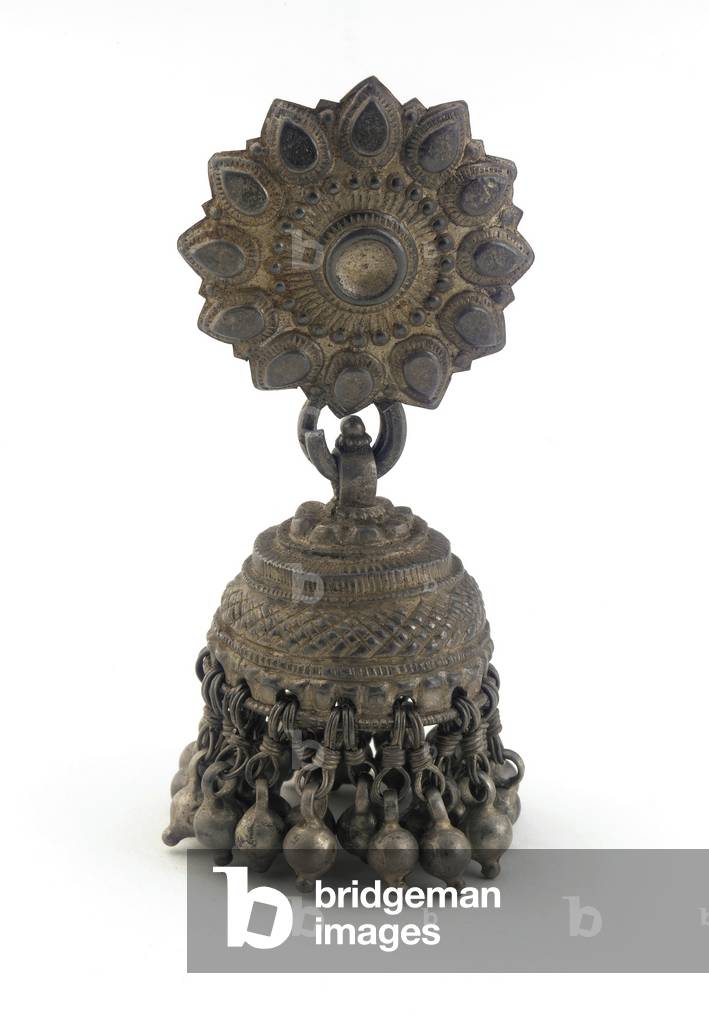 Earring (jhumka) (silver)