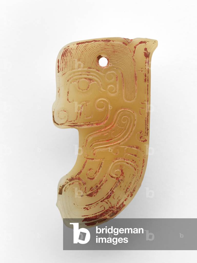 Pendant in the form of a fish, c.11th century BC (jade, nephrite)
