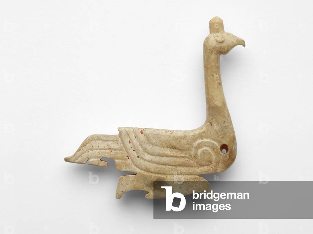 Pendant in the form of a water bird, c.1050-c.950 BC (jade, nephrite)