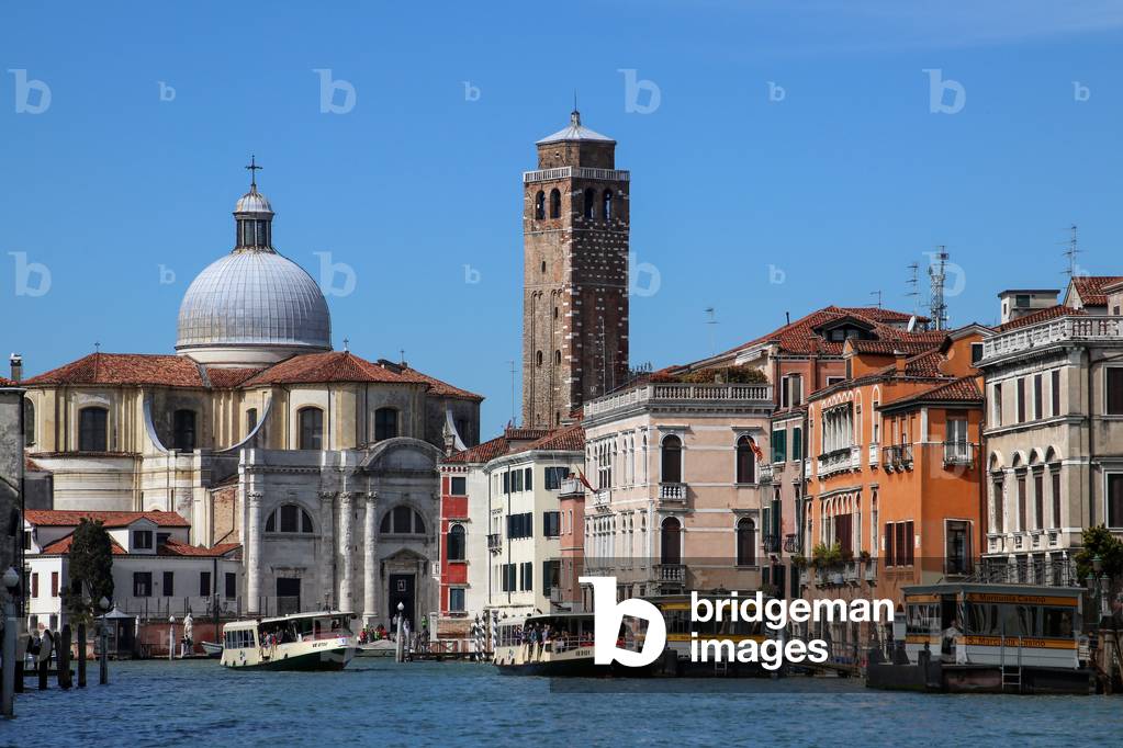 Church of San Geremia seen from the Canal Grande, Venice, Italy (photo)
