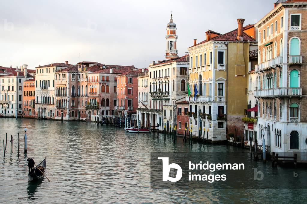 View from Rialto bridge on the Canal Grande, Venice, Italy (photo)