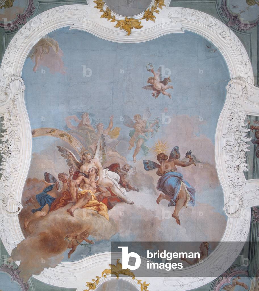 Mythological Scene with the Zodiac (fresco)