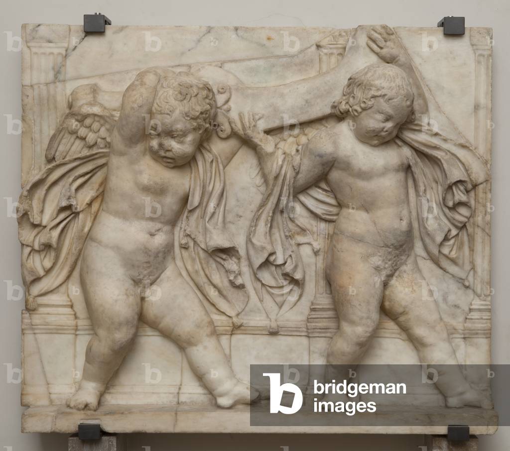 Fragment from the 'Throne of Saturn' (marble)