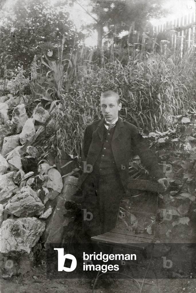 Igor Stravinsky aged 15 in Russia