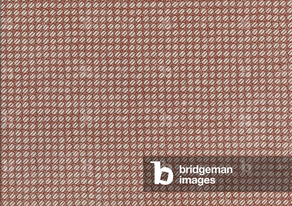 Handschablone gefärbtes Papier, Mitte des 20. Jahrhunderts (Papier)