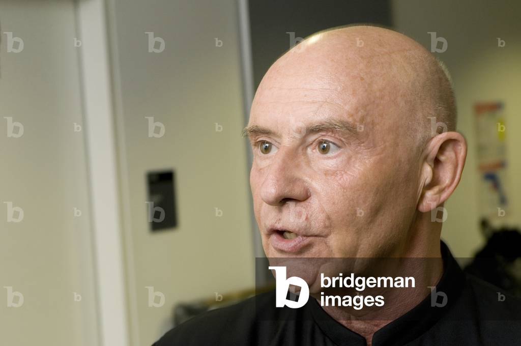 Christoph Eschenbach at the backstage after concert