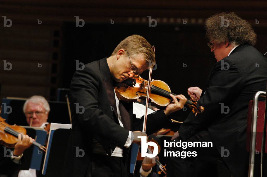 Violinist Christian Tetzlaff performs  with the Munich Philharmonic - Beethoven's Violin Concerto in D Major Orchestra, conducted by James Levine