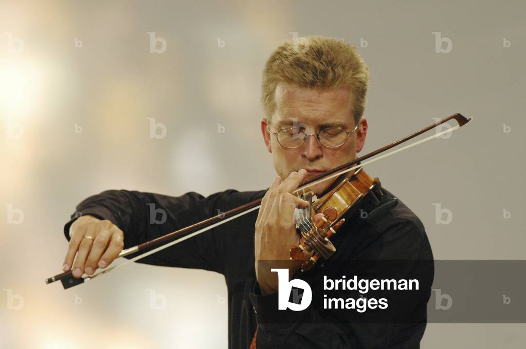 Christian Tetzlaff - portrait of the German violinist performing at Lucerne Festival, Switzerland, Summer 2005