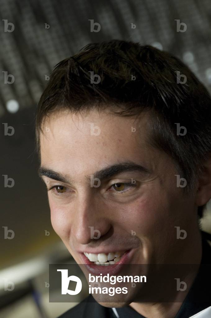 Vital Julian Frey, harpsichord player at the backstage