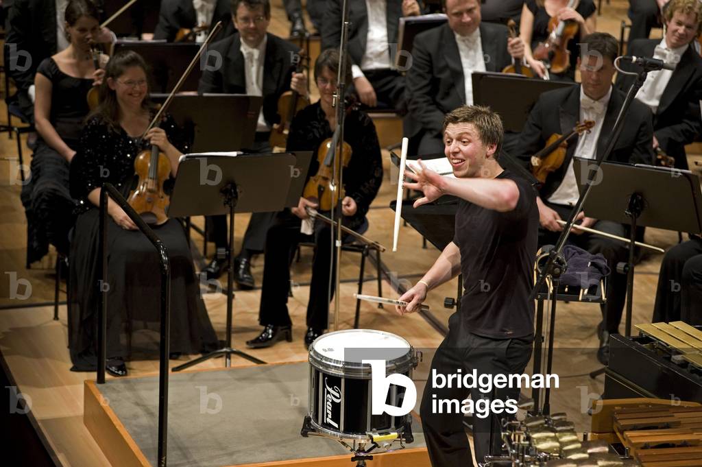 Martin Grubinger performing at Lucerne Festival together with the City of Birmingham Symphony Orchestra