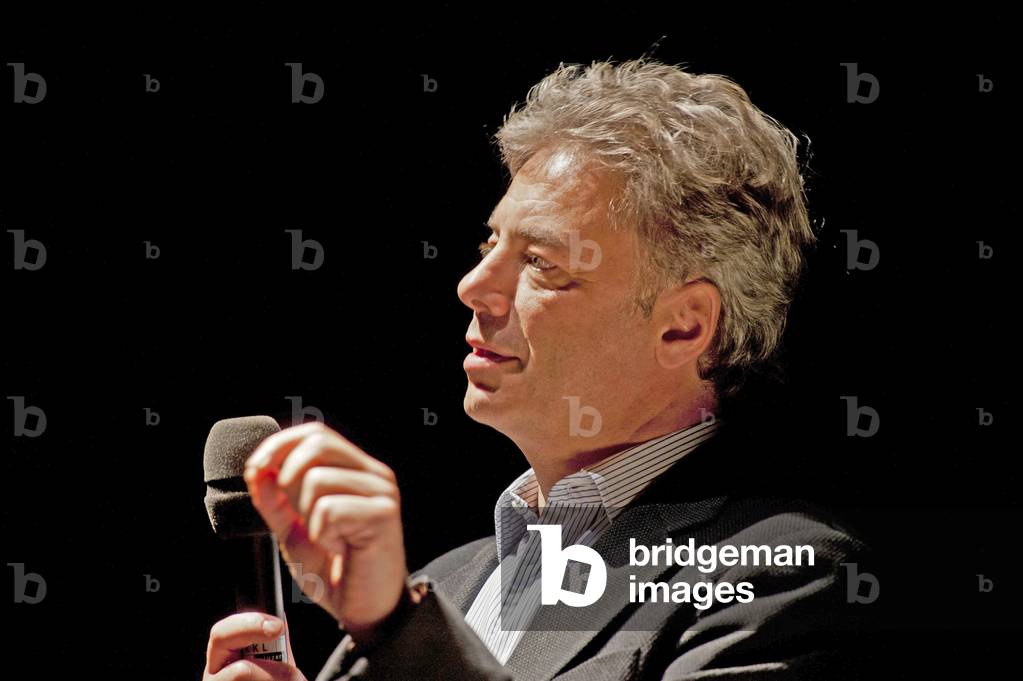 Hanspeter Kyburz introducing to his work at Lucerne Festival