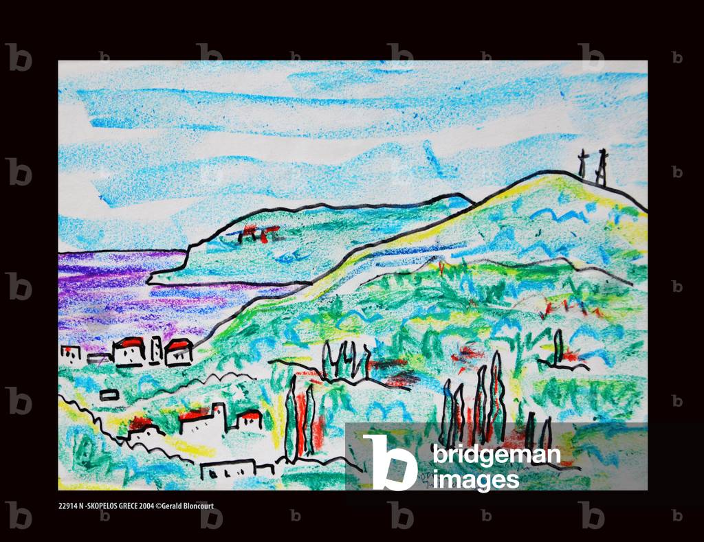 22914N -SKOPELOS GRECE 2004 (drawing)