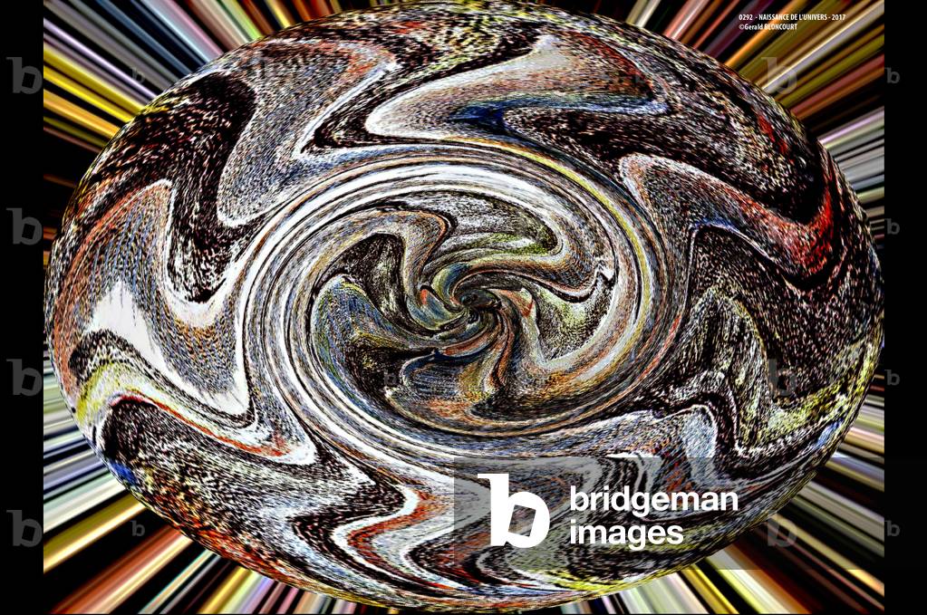 21332N - BIRTH OF THE UNIVERSE - 2017 (digital art)