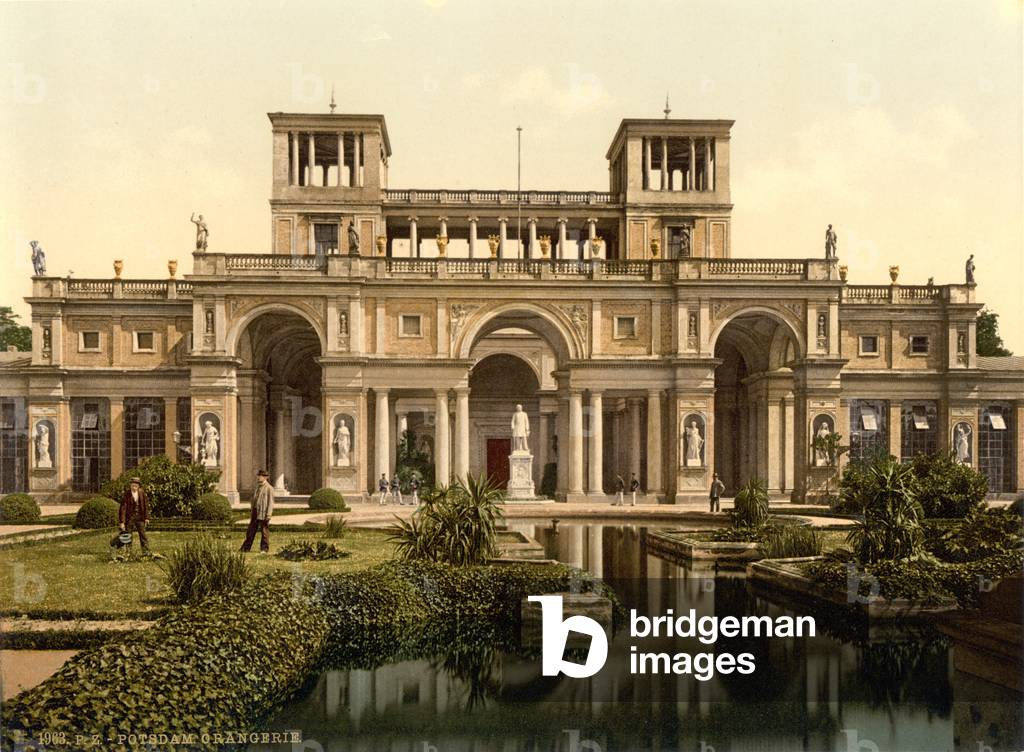 The Orangery, Potsdam, Germany, c.1900 (colour litho)