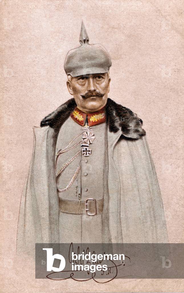 Kaiser Wilhelm, 1915 (colour litho)