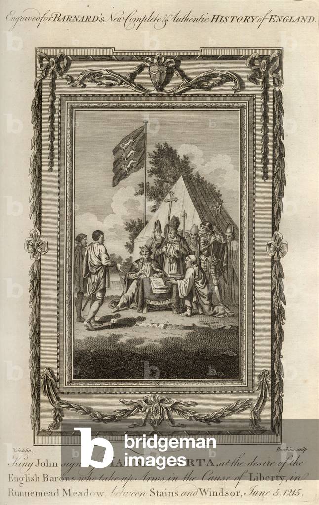 Jean-sans-terre adopts the Magna Carta