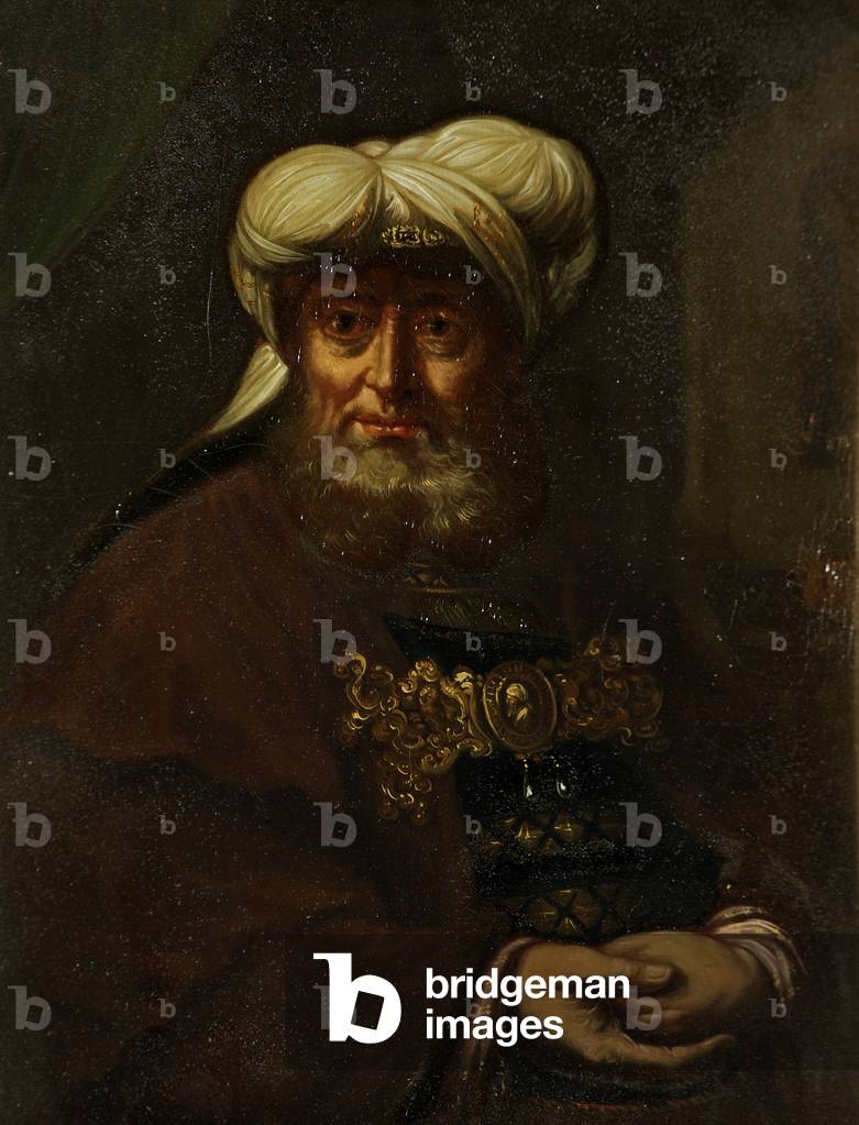 A Rabbi (King Uzziah Stricken with Leprosy), c.1764-85 (oil on canvas)
